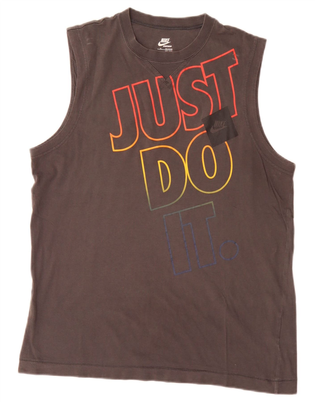 Top cu vestă grafică Nike pentru băieți 13-14 ani XL gri