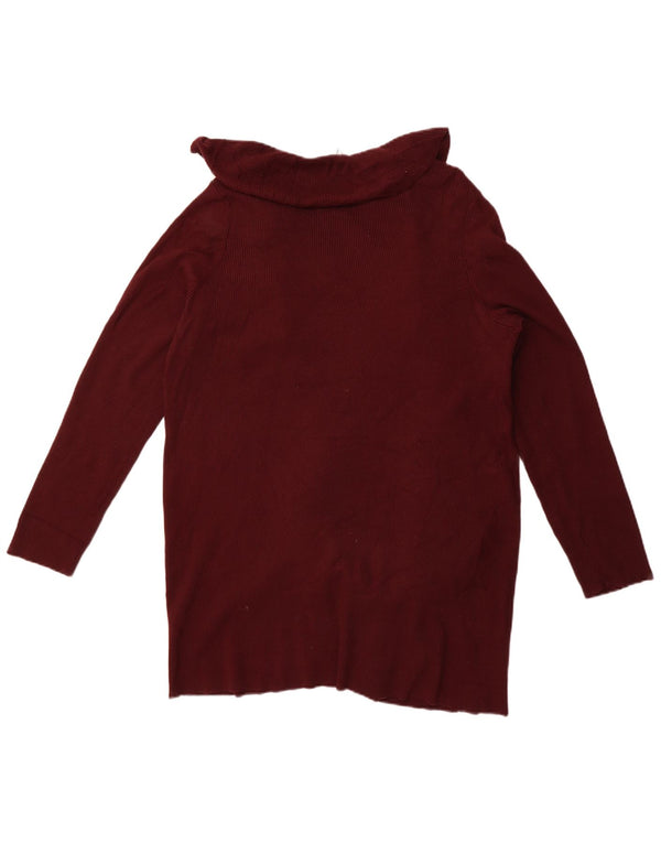 Pulover cardigan deschis pentru femei Ralph Lauren UK 18 XL bumbac maro