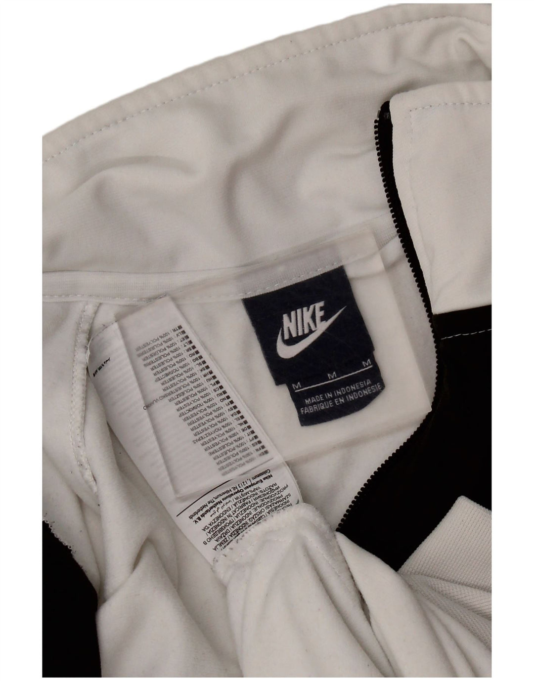 Jachetă de top pentru trening grafic NIKE pentru bărbați, alb mediu, poliester color bloc