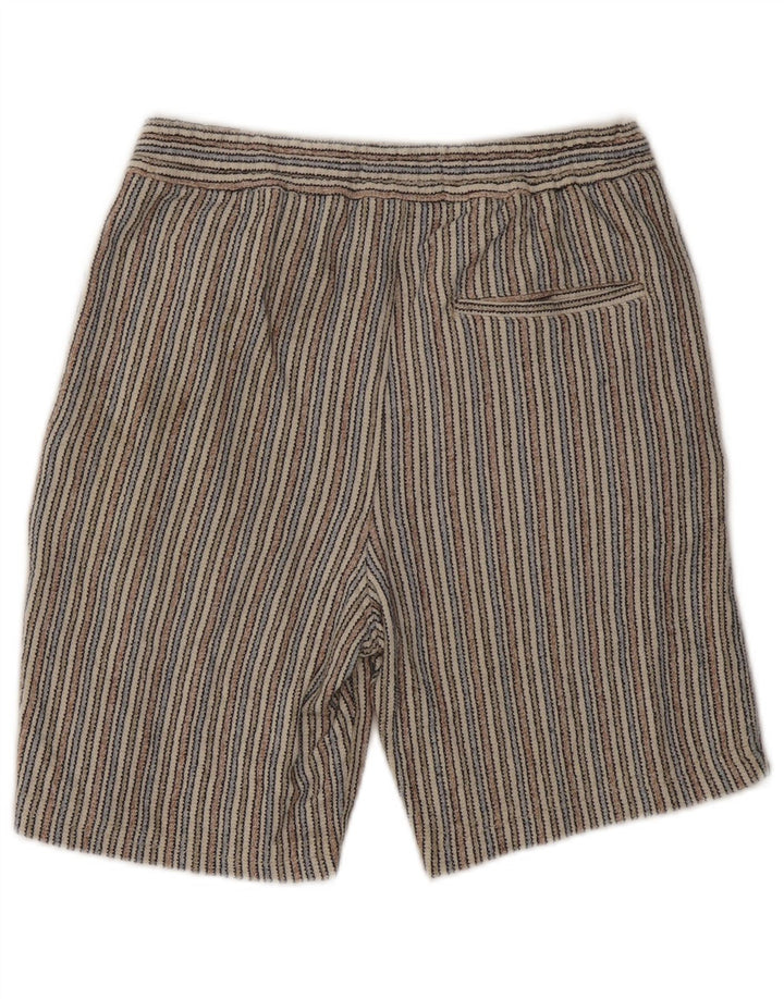 Pantaloni scurti chino pentru femei Zara mici W30, bumbac cu dungi multicolore