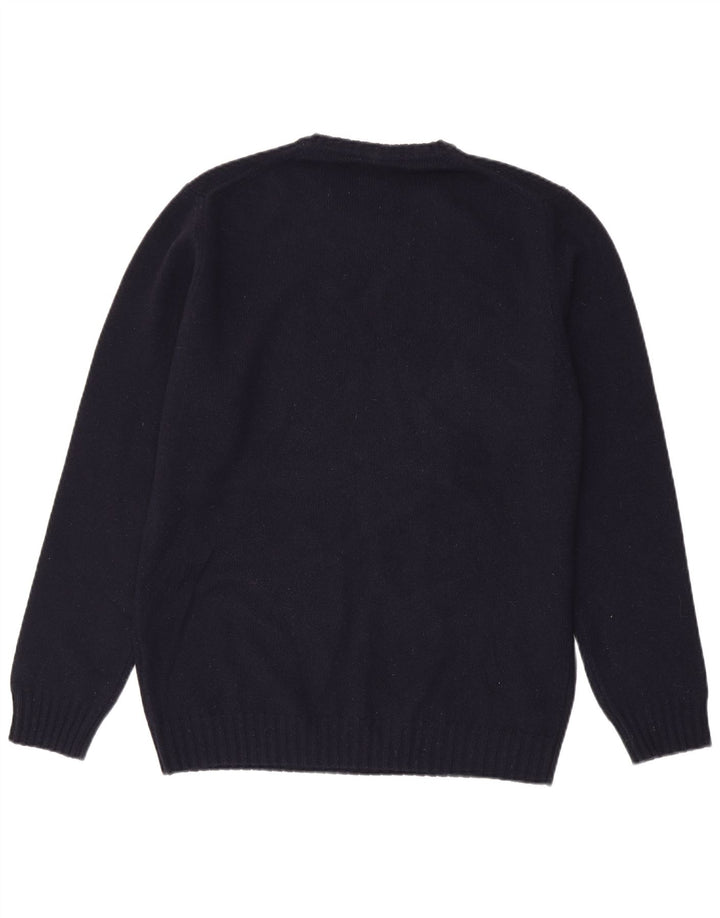 Pulover Massimo Dutti pentru bărbați, cu gât crew, XL, bleumarin