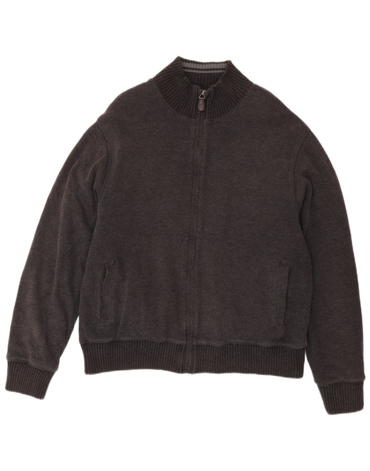 Pulover Cardigan Blue Harbour pentru bărbați Marks & Spencer, bumbac mare, gri
