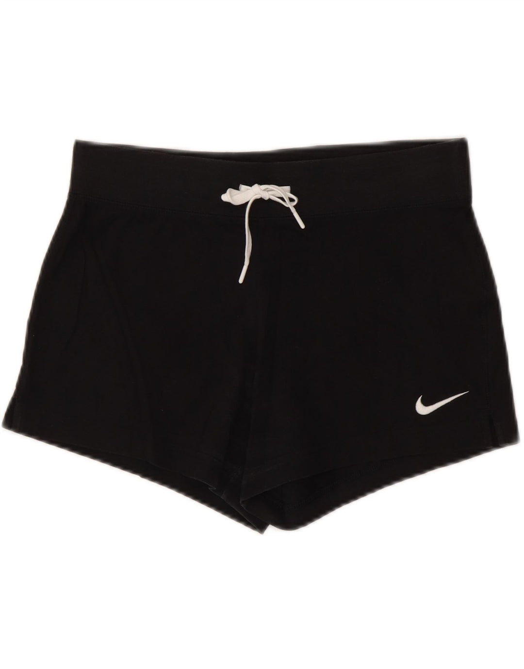 Pantaloni scurti sport NIKE pentru femei UK 10 mici, negru, bumbac