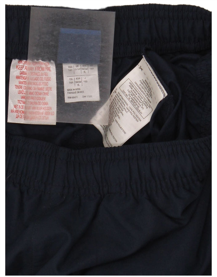 Pantaloni scurti sport Reebok pentru băieți 13-14 ani, poliester bleumarin