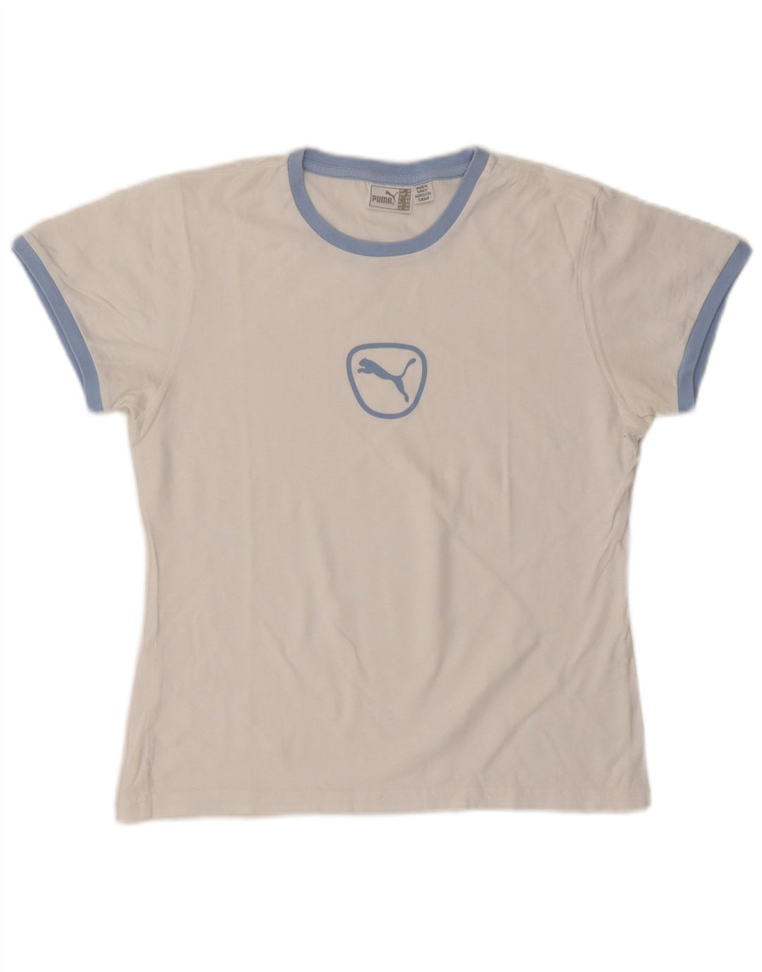 Tricou grafic Puma pentru femei Top UK 14 Medium White