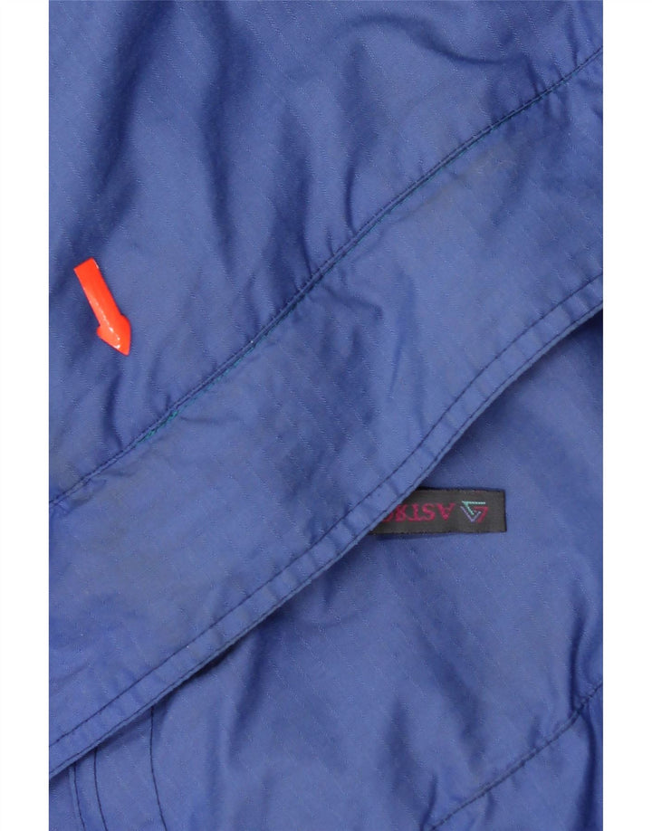 Jachetă de schi vintage pentru bărbați, cu pulover, UK 42 XL, albastru, poliamidă
