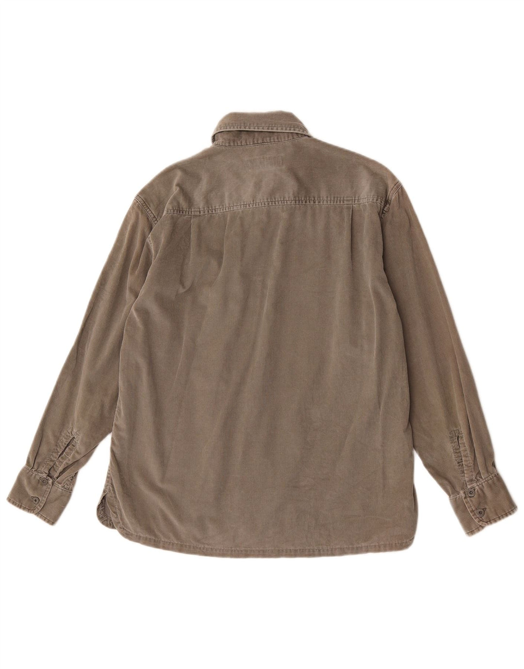 Cămașă Wrangler pentru bărbați din velur, gri mediu