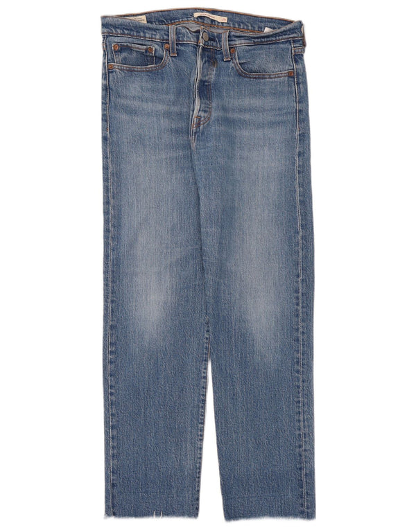 Blugi Levi's Wedgie Straight pentru femei W29 L28 Bumbac albastru
