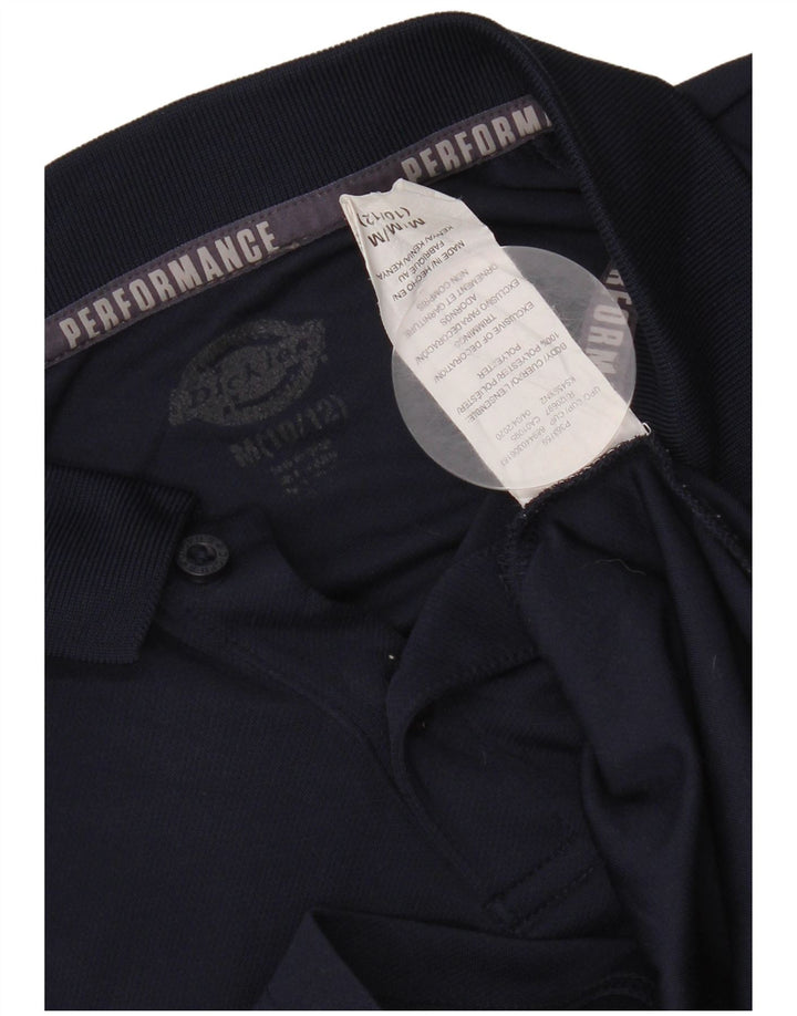 Tricou polo Dickies băieți 10-11 ani Poliester bleumarin mediu