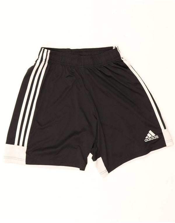 Pantaloni scurți sport Aeroready pentru femei Adidas UK 12 Medium Black Colorblock