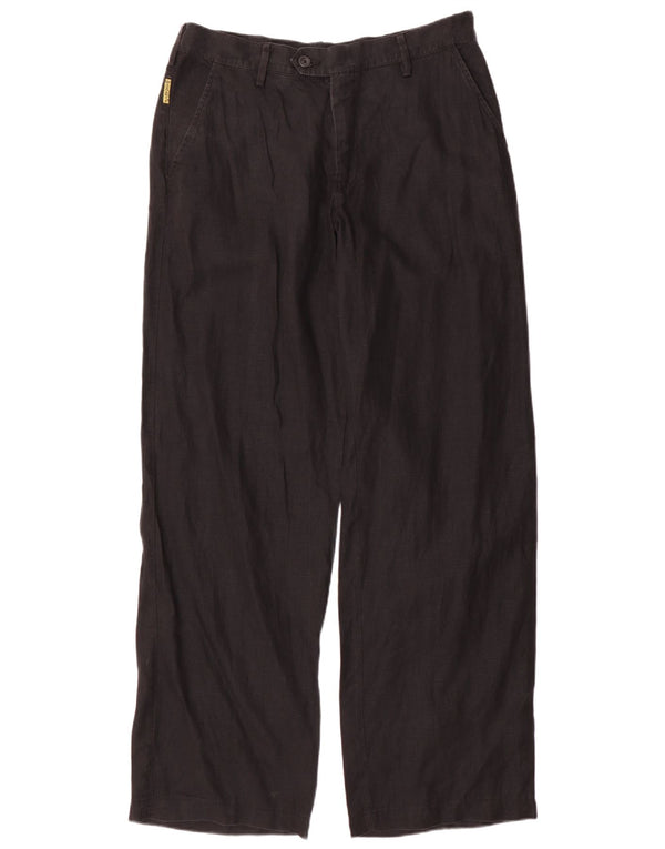 Armani Pantaloni drepți pentru bărbați UK 40 Medium L34 L33 In negru