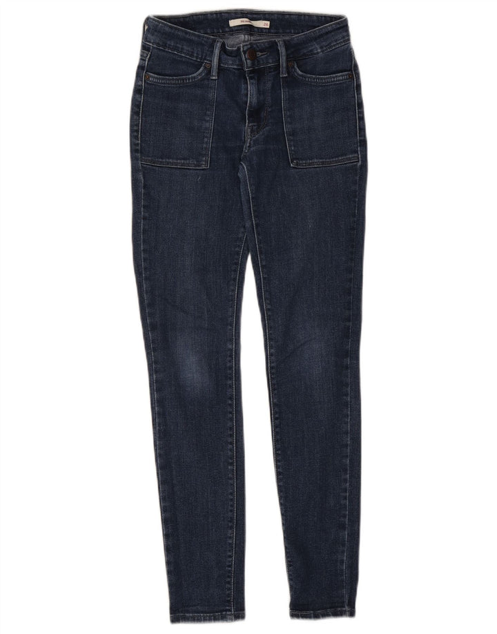 Blugi Levi's 711 skinny pentru femei W26 L28 albastru