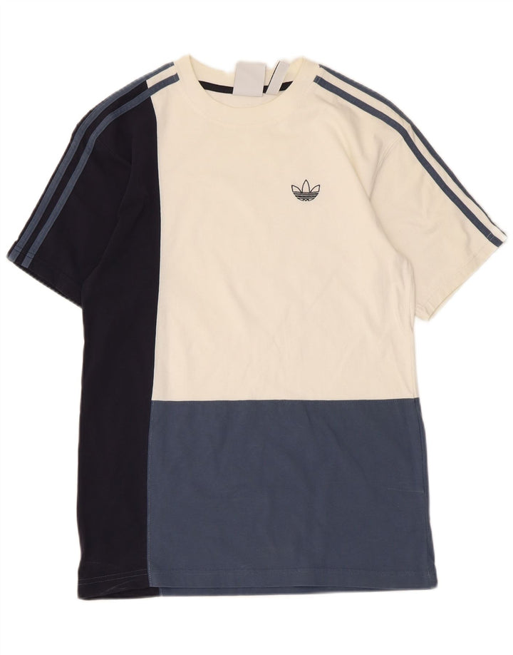 Tricou pentru bărbați Adidas Top mic, multicolor, color block, bumbac