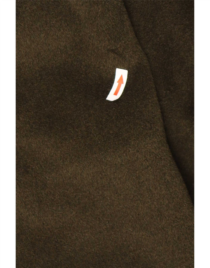 Pardesiu pentru femei Max Mara UK 12 Medium Khaki Lână virgină