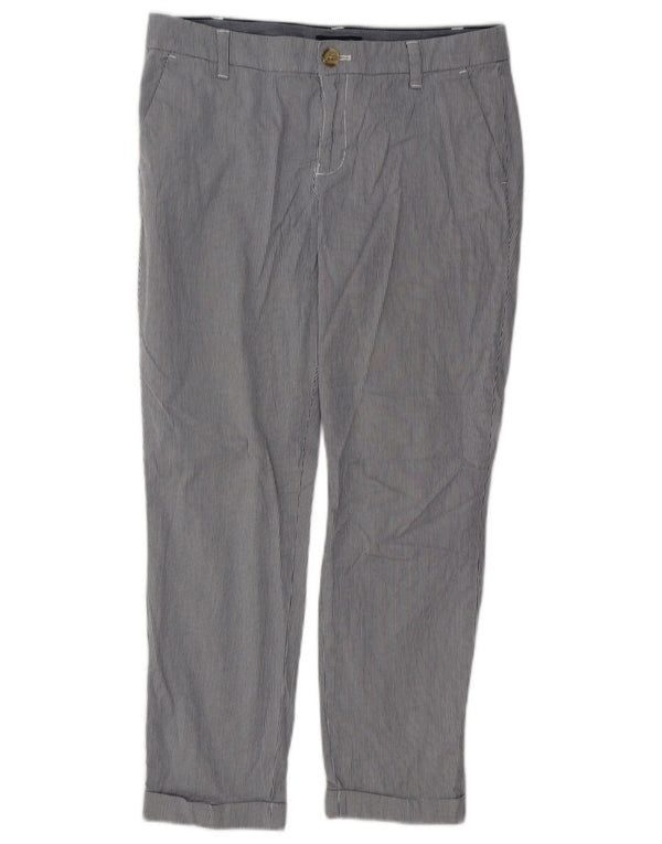 Pantaloni chino Tommy Hilfiger pentru femei US 6 Medium W32 L27 Blue Pinstripe