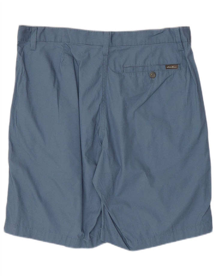 Pantaloni scurți chino pentru bărbați Eddie Bauer W33, bumbac albastru mediu