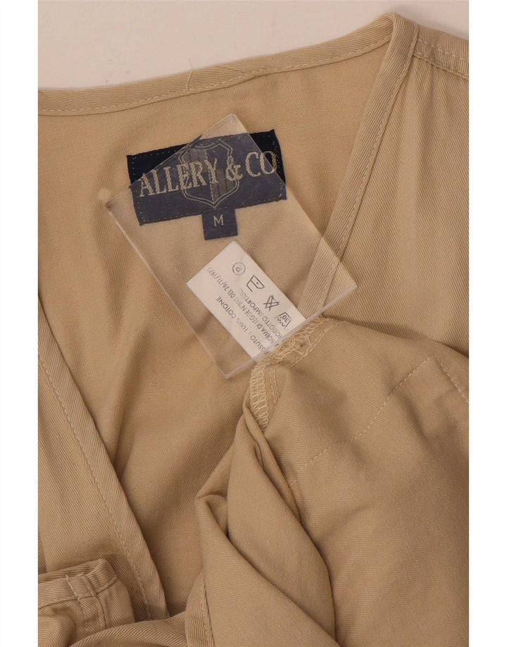 Gilet vintage pentru bărbați, UK 38, bumbac, bej mediu