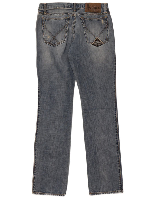 Blugi slim pentru bărbați Roy Rogers Distressed W31 L34 Bumbac albastru
