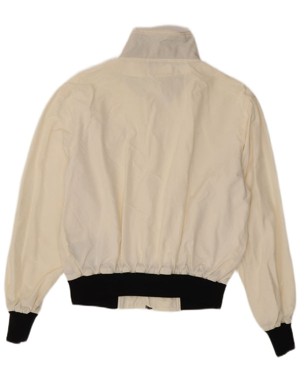 Jachetă bomber supradimensionată pentru femei Refrigiwear UK 10 Small White Colorblock