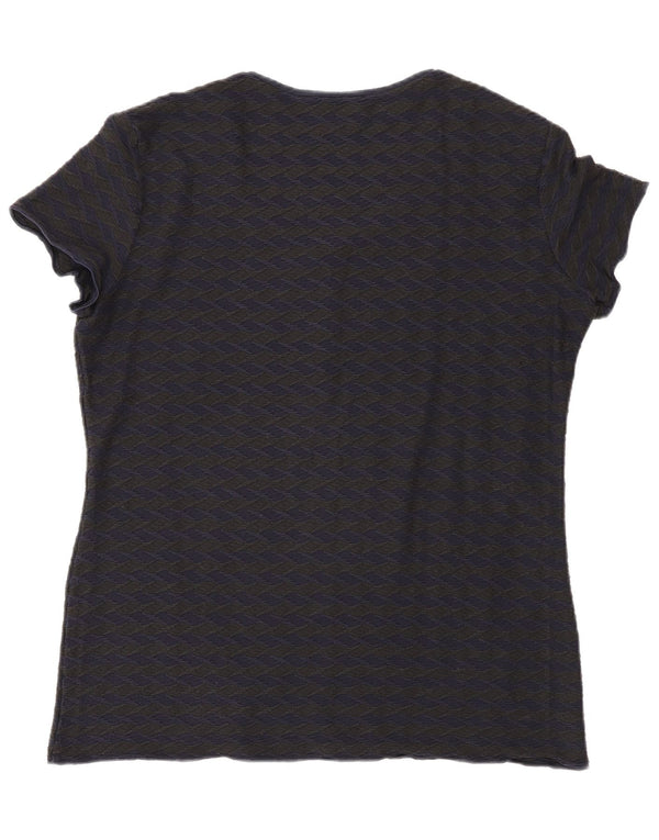 Tricou pentru femei Emporio Armani Top IT 52 2XL Bleumarin Geometric