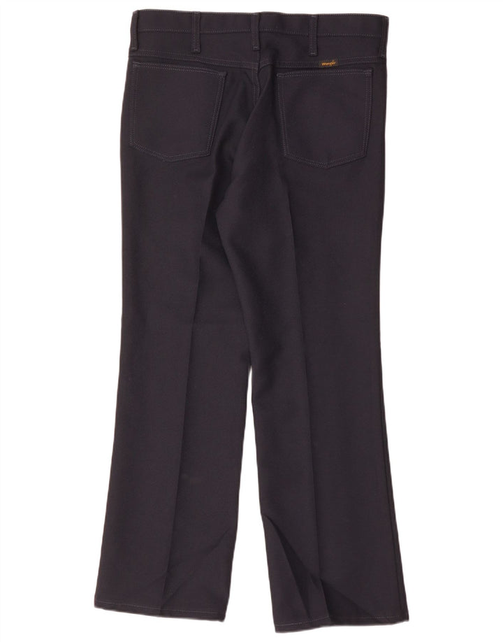 Pantaloni casual drepti pentru bărbați Wrangler W33 L29 Poliester bleumarin