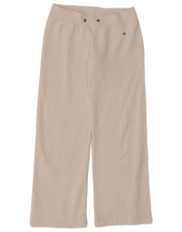 Pantaloni de trening Champion pentru femei UK 14 Medium White Bumbac