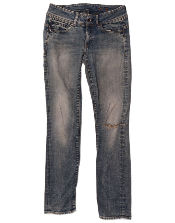 Blugi skinny distressed pentru femei G-Star W30 L31 albastru