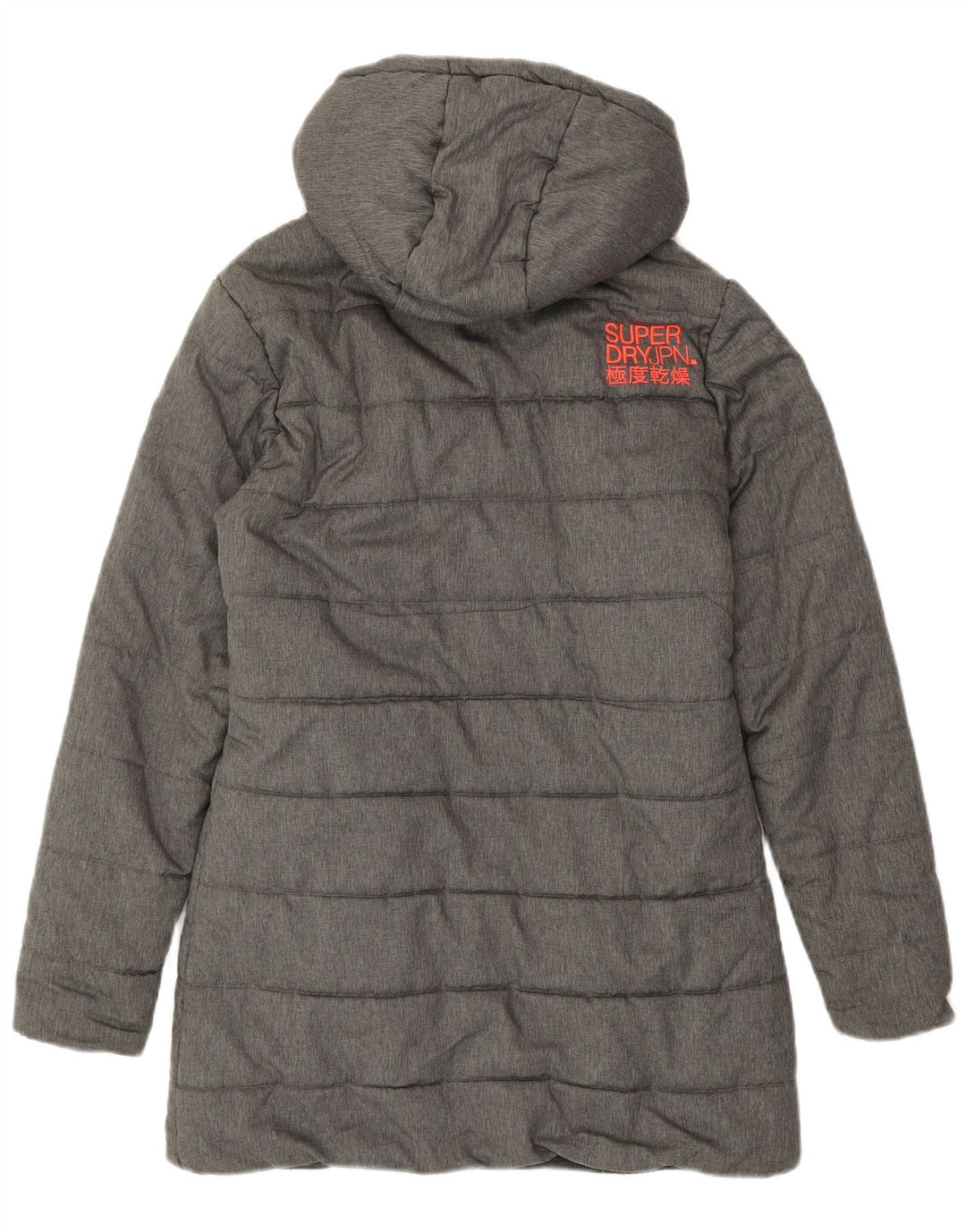 Palton căptușit pentru femei SUPERDRY UK 14 Medium Gri Poliester