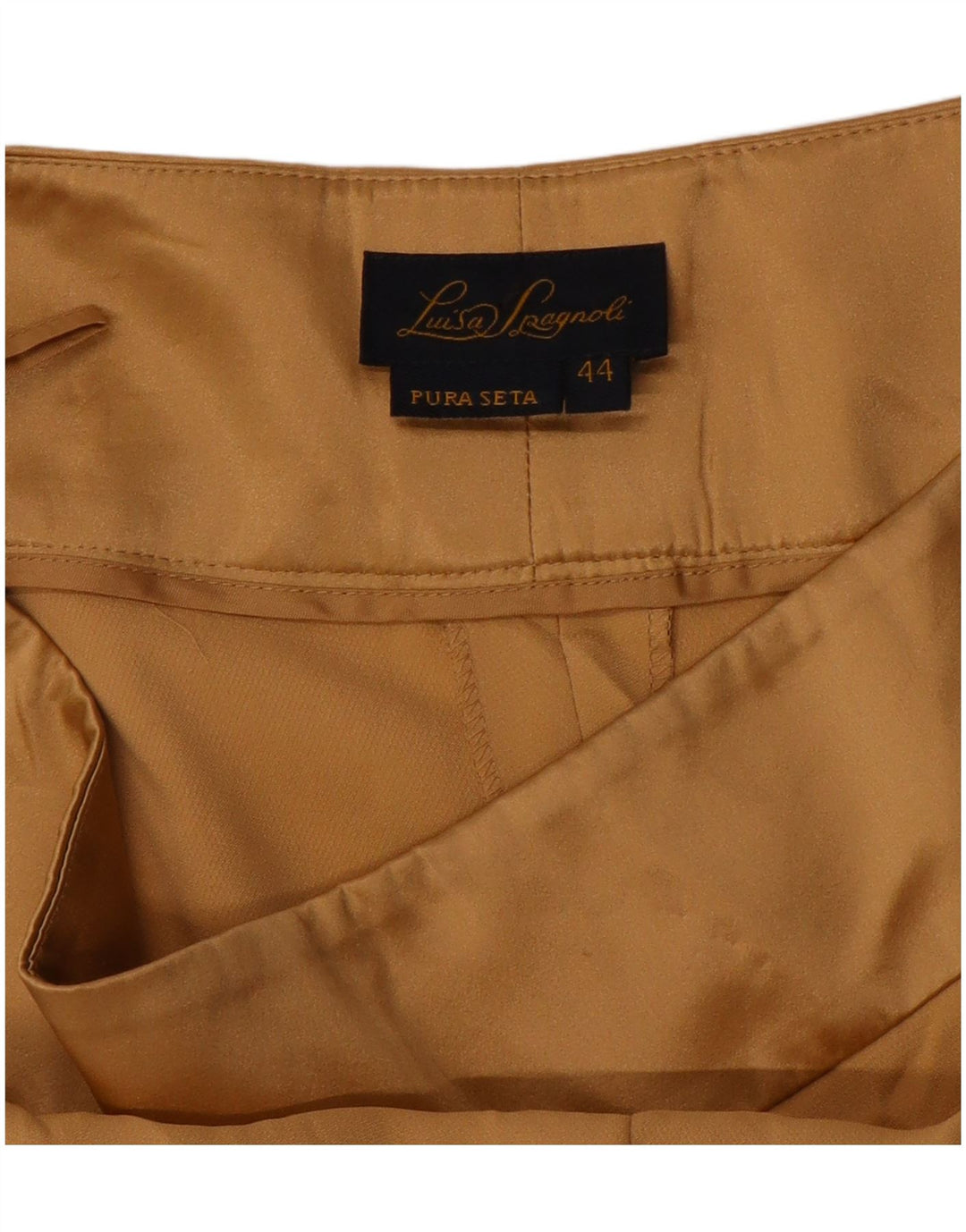 LUISA SPAGNOLI Pantaloni casual pentru femei cu picioare largi IT 44 Medium W32 L35 Bej