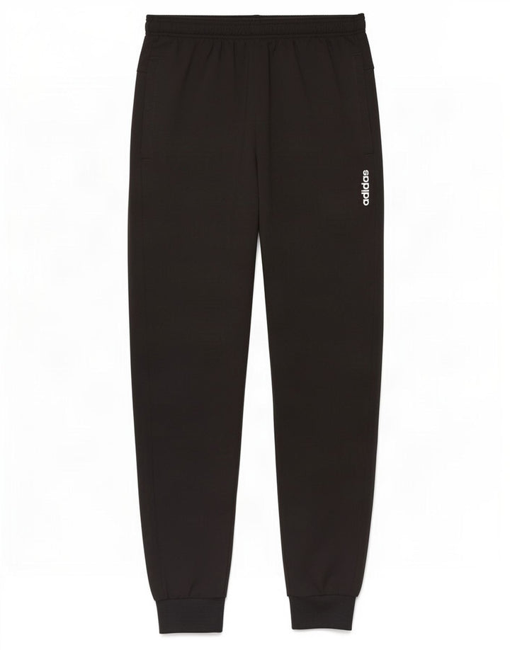 Pantaloni de trening Adidas pentru femei Joggeri UK 12 Poliester mediu negru