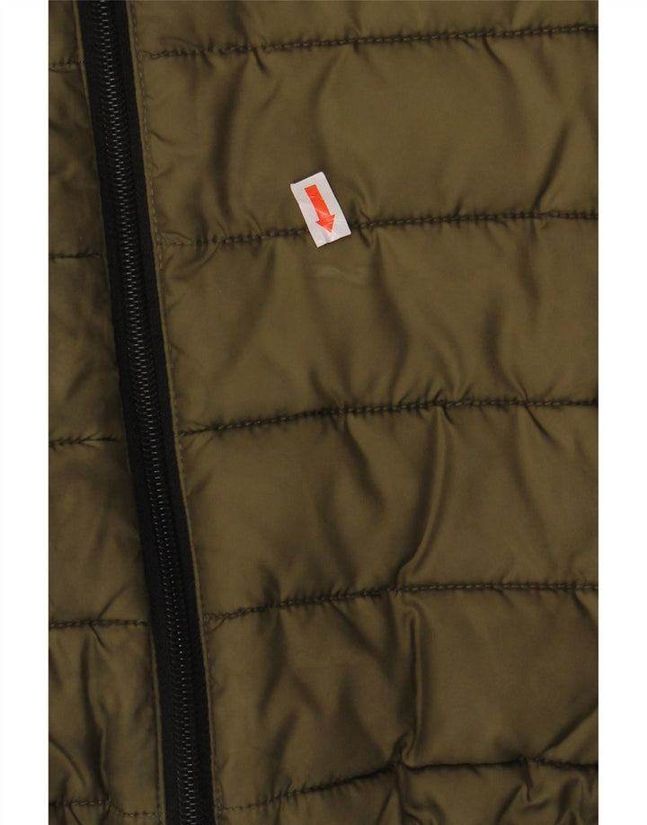 Jachetă căptușită pentru bărbați Ellesse UK 36 Poliester kaki mic