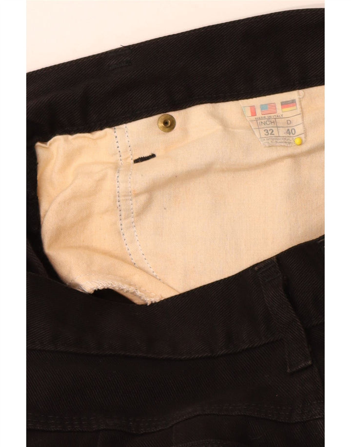 Blugi conici pentru femei Roccobarocco EU 40 Medium W32 L30 Negri