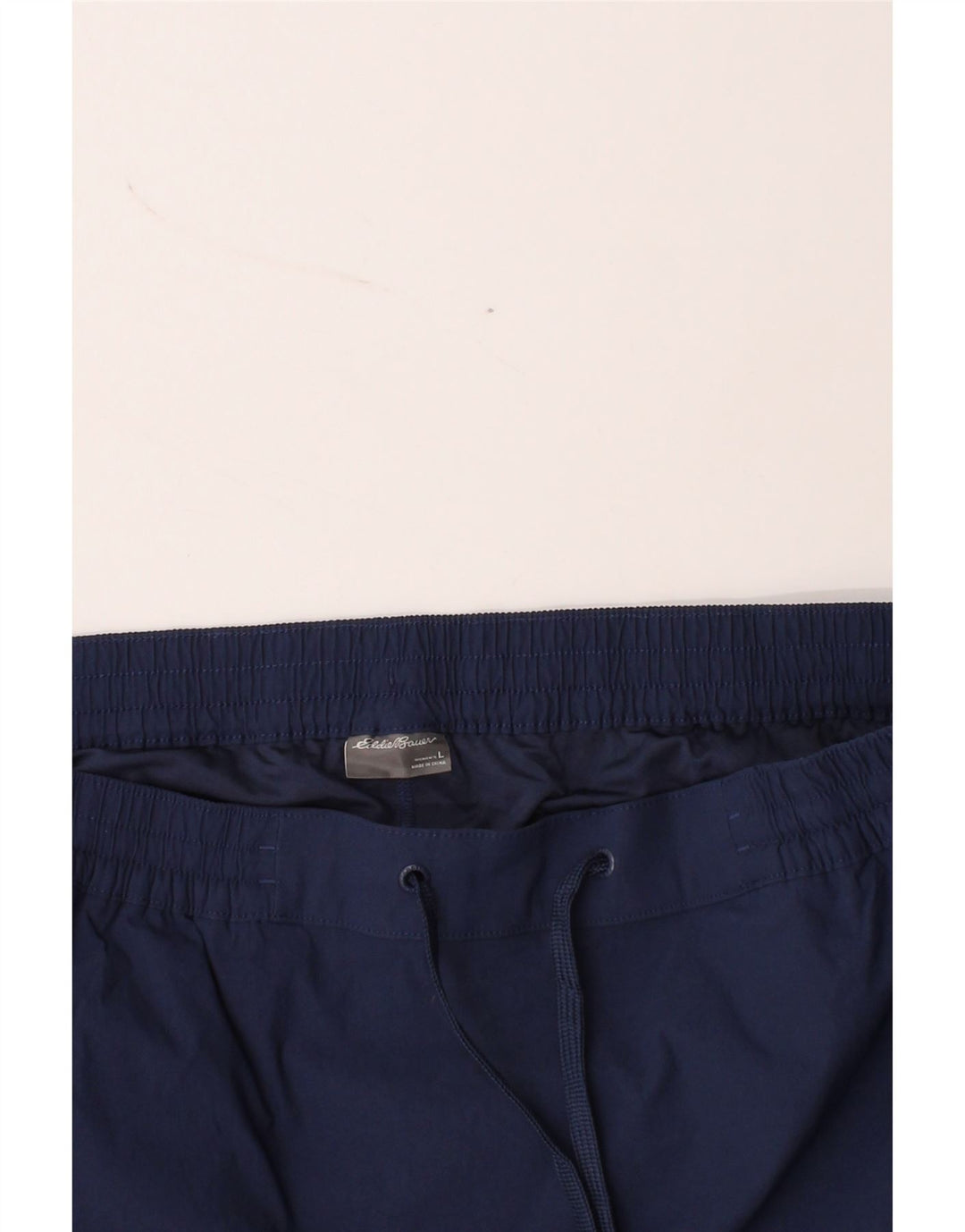 EDDIE BAUER Womens Mini Skirt Large W34  Navy Blue Nylon Vintage Eddie Bauer and Second-Hand Eddie Bauer from Messina Hembry 