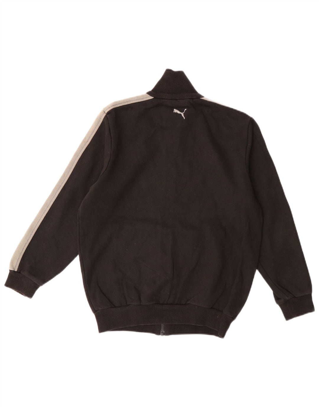 Jachetă de trening cu grafică Puma pentru băieți 9-10 ani, negru, color block