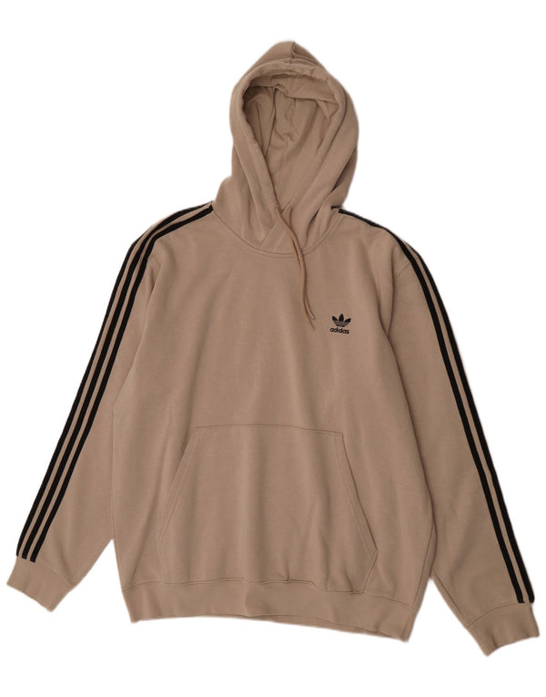 Pulover Adidas pentru bărbați, bumbac, XL, bej