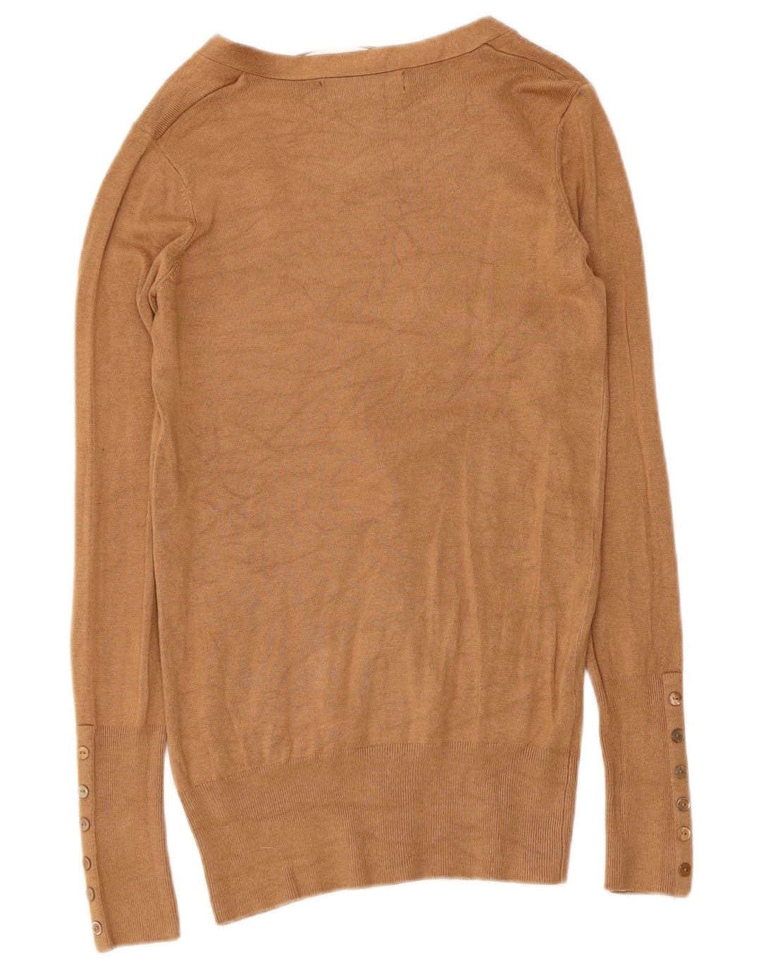 Pulover cardigan pentru femei Zara UK 10 Mic Bej Rayon