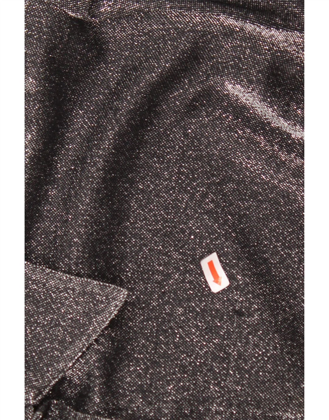 Bluză cămașă supradimensionată pentru femei VINTAGE UK 16 Poliester mare negru cu pete