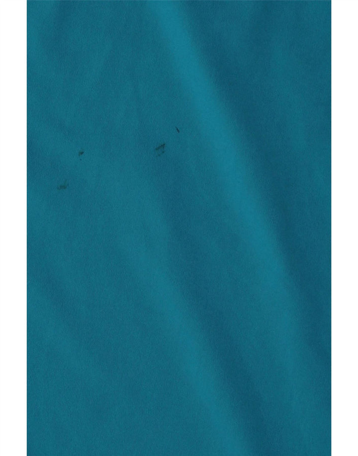 Pulover ADIDAS Climalite pentru bărbați, cu fermoar, cu gât, XL, poliester, albastru