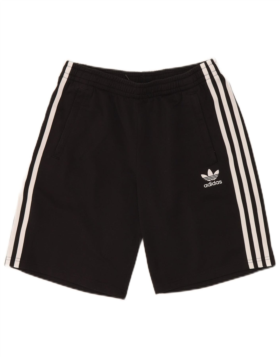 Pantaloni scurți sport adidas băieți 13-14 ani poliester negru