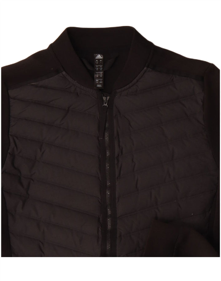 Jachetă de trening pentru femei Adidas UK 16/18 Poliester negru mare