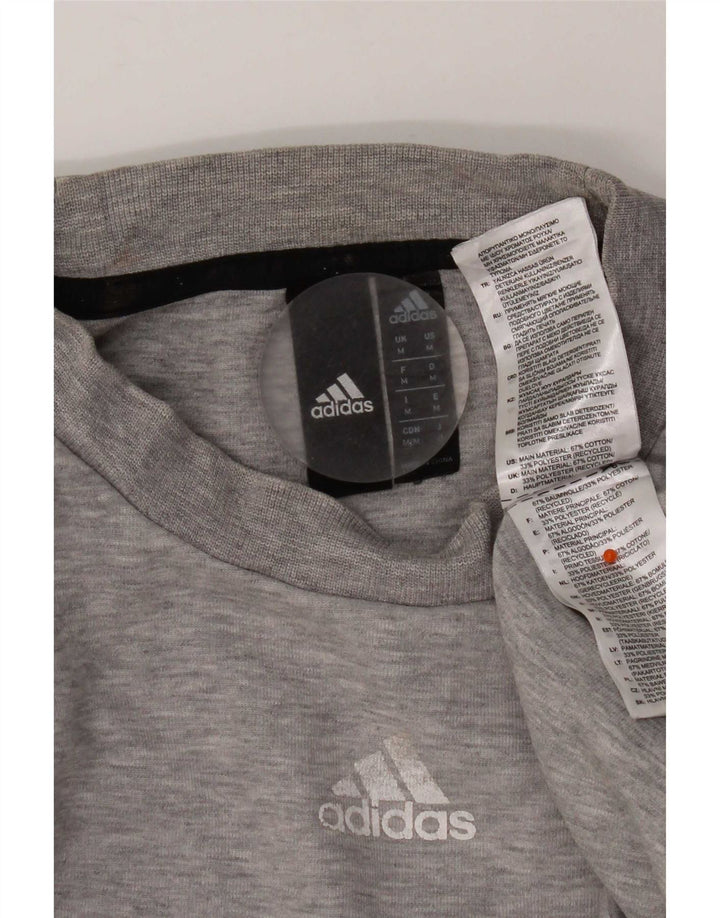 Hanorac pentru bărbați Adidas Jumper Medium Gri Bumbac