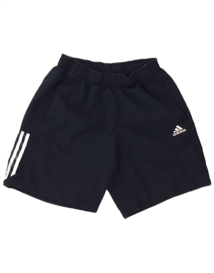 Pantaloni scurți sport ADIDAS pentru bărbați, poliester mediu albastru bleumarin
