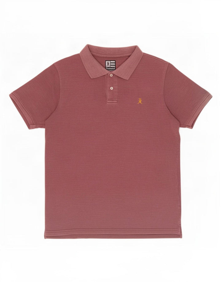 Tricou polo Pickwick pentru bărbați, bumbac roz mediu