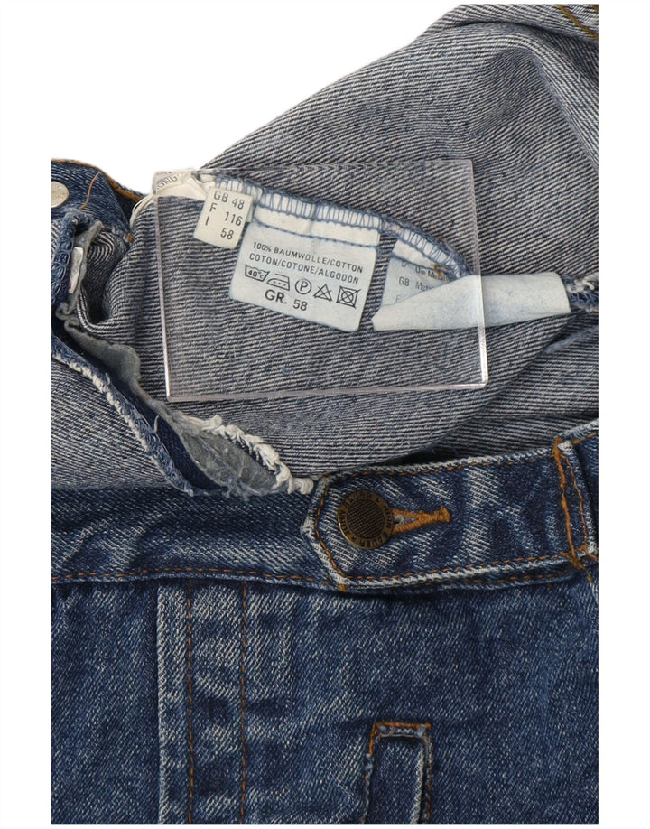 JOHN BAUER Jachetă de blugi pentru bărbați UK 48 4XL Bumbac albastru