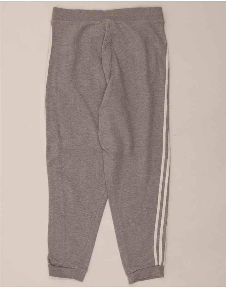 Pantaloni de trening ADIDAS pentru bărbați Joggeri mari, gri bumbac
