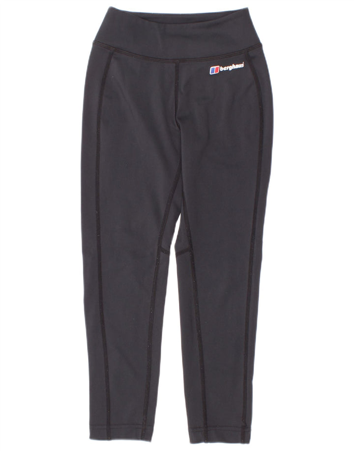 Leggings pentru fete Berghaus 5-6 ani poliester negru