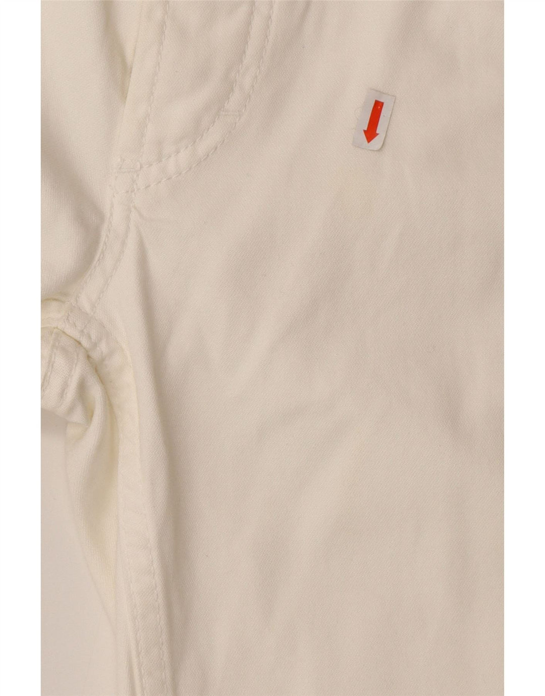 DOLCE & GABBANA Blugi drepti pentru bărbați W34 L32 Bumbac alb