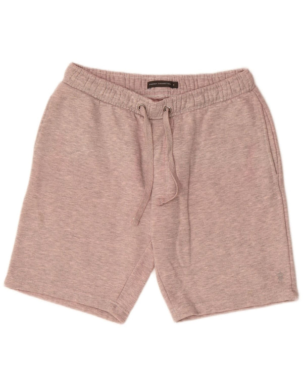 French Connection Mens Sport Shorts Medium  Pink Cotton
