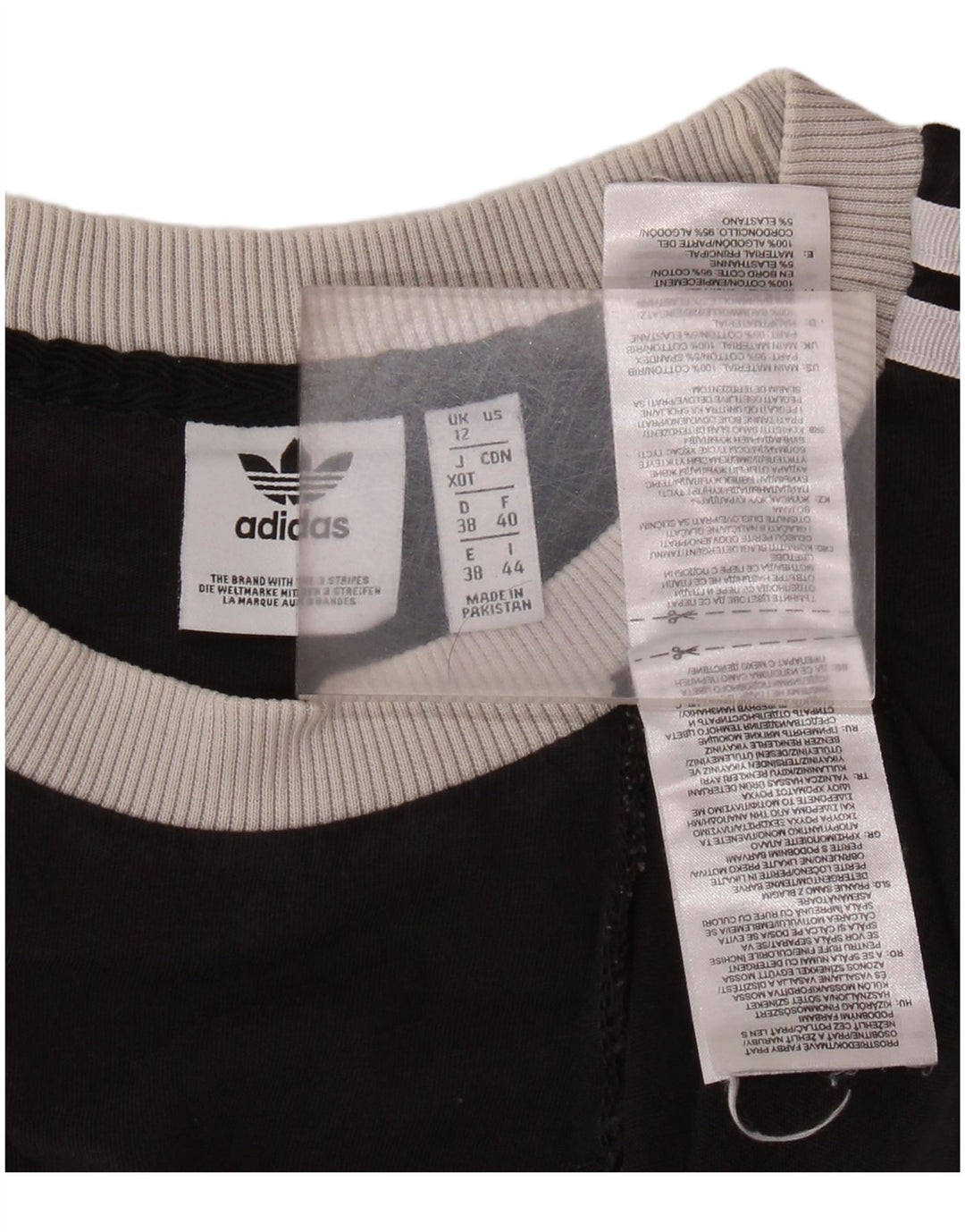 Tricou pentru femei ADIDAS Top UK 12 Medium Black Bumbac