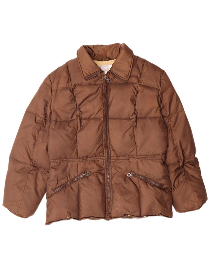 Jachetă căptușită pentru femei ESPRIT UK 16 mare, maro, nailon